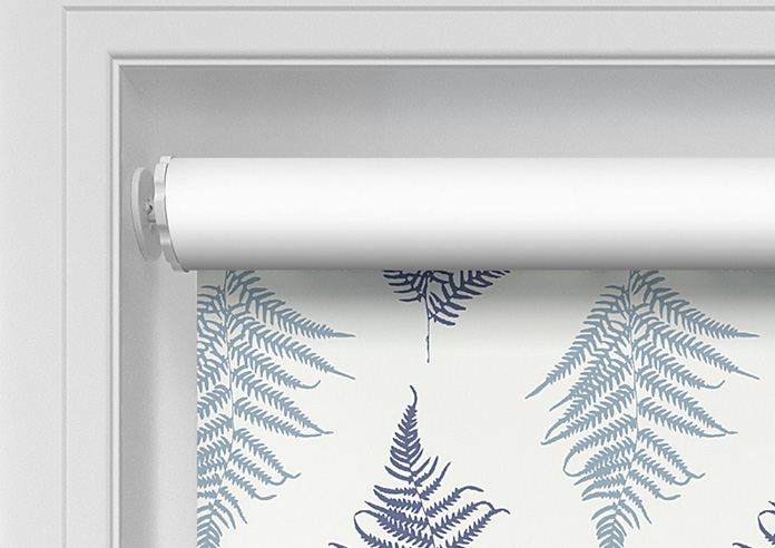 Delicate Ferns, Blue - Twist&Fit Roller Blind - Image 10